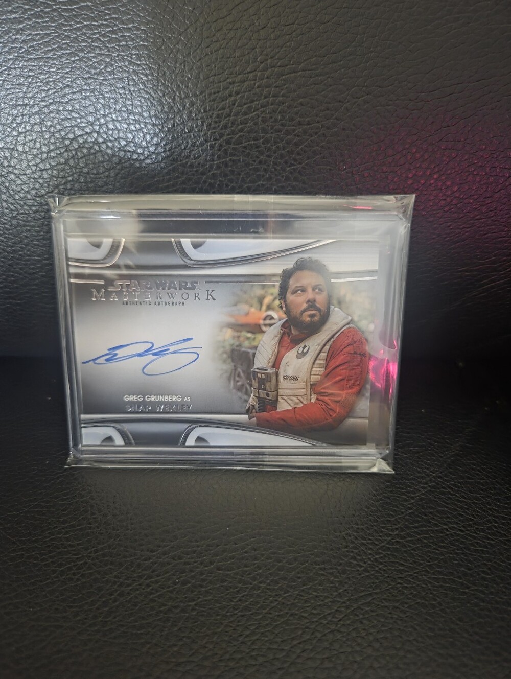 Topps Star Wara Greg Grunberg as Snap Wexley Autographed Trading Card